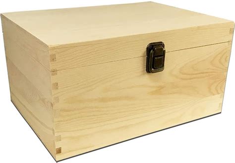 wood box with lid 30x15